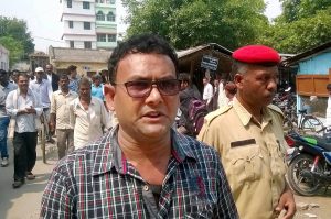a close aide of former RJD MP Shahabuddin, and a key accused in the murder case of senior journalist Rajdeo Ranjan, surrenders at Chief Judicial Magistrate Court in Siwan on Thursday 2nd june 2016
